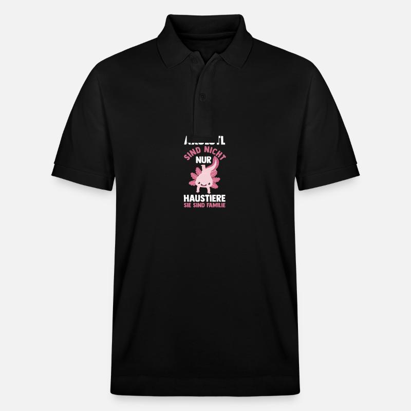 Axolotl - Polo PREPSTER bio Stanley/Stella Unisexe - noir