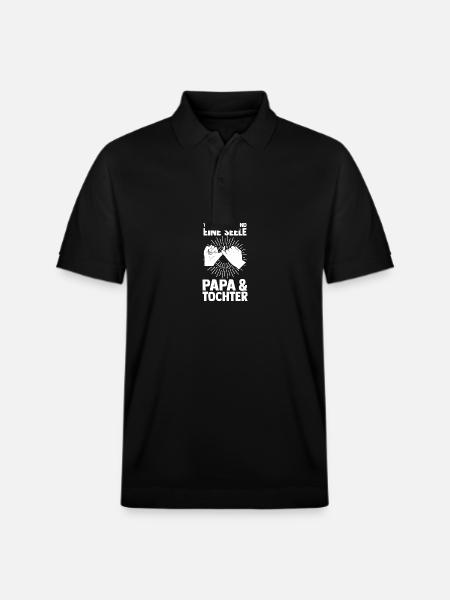 Dad And Daughter - Stanley/Stella Unisex Organic Polo Shirt PREPSTER - black