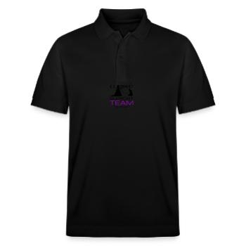 Braut Support Team Hochzeit - Stanley/Stella Unisex Bio-Poloshirt PREPSTER - Schwarz - Vorne - Roxy (174cm) & Andy (188cm)