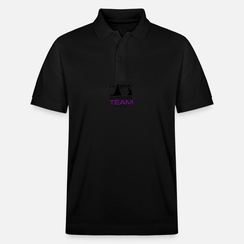 Braut Support Team Hochzeit - Stanley/Stella Unisex Bio-Poloshirt PREPSTER - Schwarz