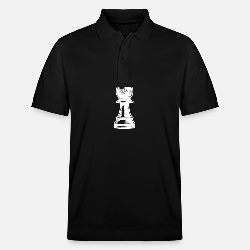 Jeu d’échecs Chess Figure Bishop - Polo PREPSTER bio Stanley/Stella Unisexe - noir