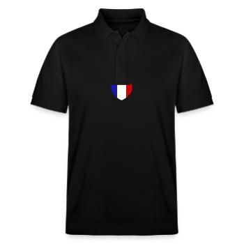 PATRIOTE - Polo PREPSTER bio Stanley/Stella Unisexe - noir - Devant - Roxy (174cm) & Andy (188cm)