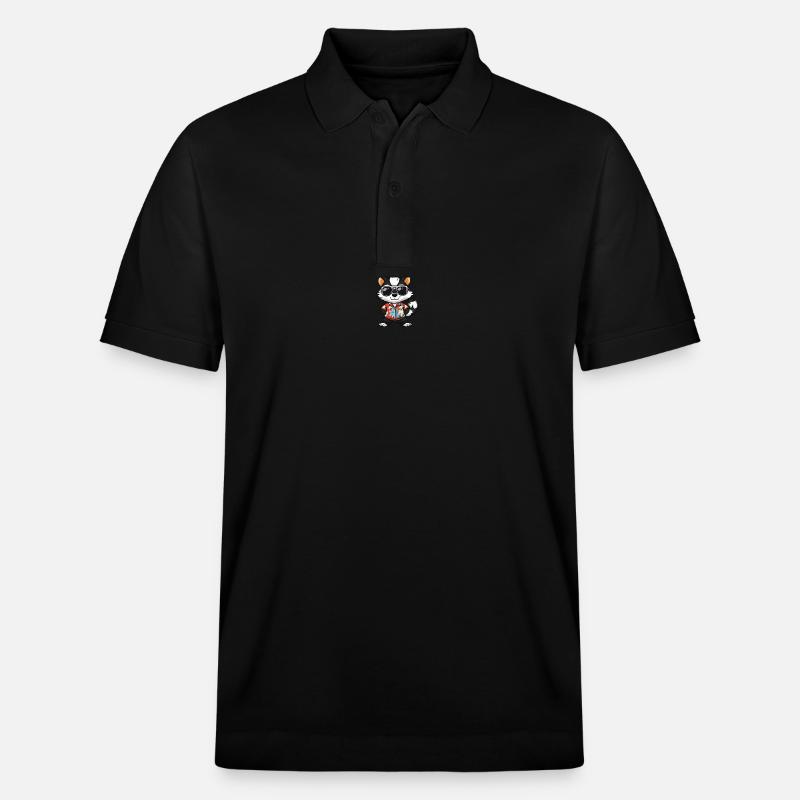 Skunk Cool Été - Polo PREPSTER bio Stanley/Stella Unisexe - noir