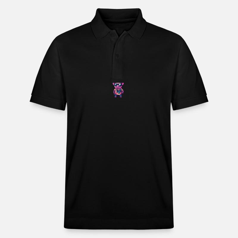 Armadillo Cool Summer - Polo PREPSTER bio Stanley/Stella Unisexe - noir