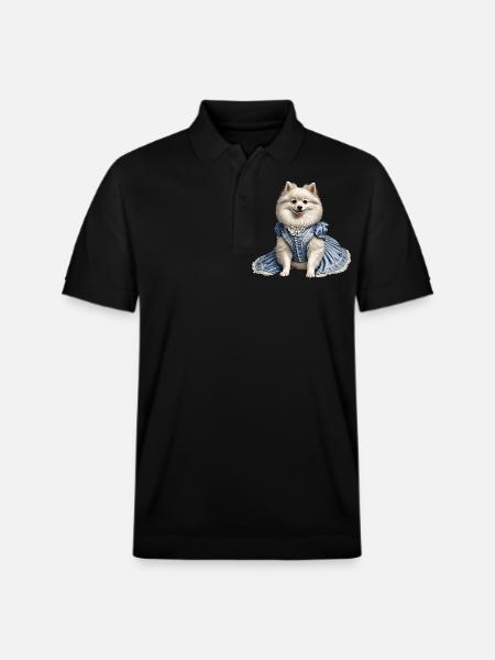 Noble dog - Stanley/Stella Unisex Organic Polo Shirt PREPSTER - black
