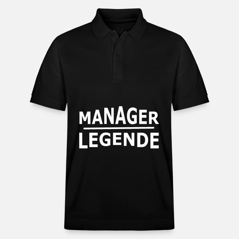 Manager - Stanley/Stella Unisex Bio-Poloshirt PREPSTER - Schwarz