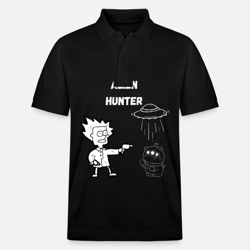 Chasseur d’extraterrestres 1.0 - Polo PREPSTER bio Stanley/Stella Unisexe - noir