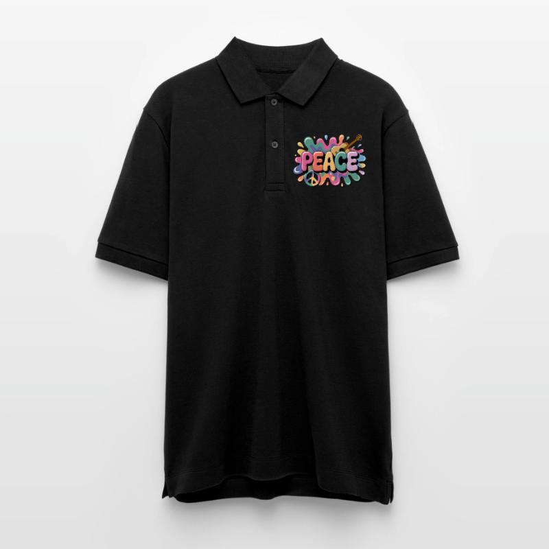 PEACE – Psychedelic Stanley/Stella Unisex Bio-Poloshirt PREPSTER