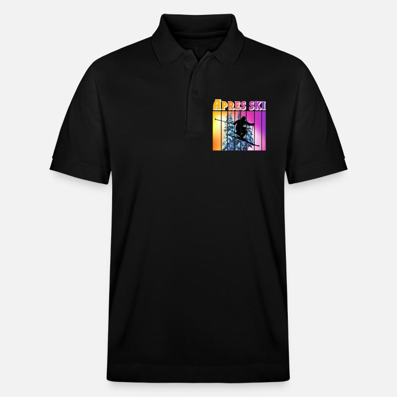 Apres Ski - Stanley/Stella Unisex Bio-Poloshirt PREPSTER - Schwarz