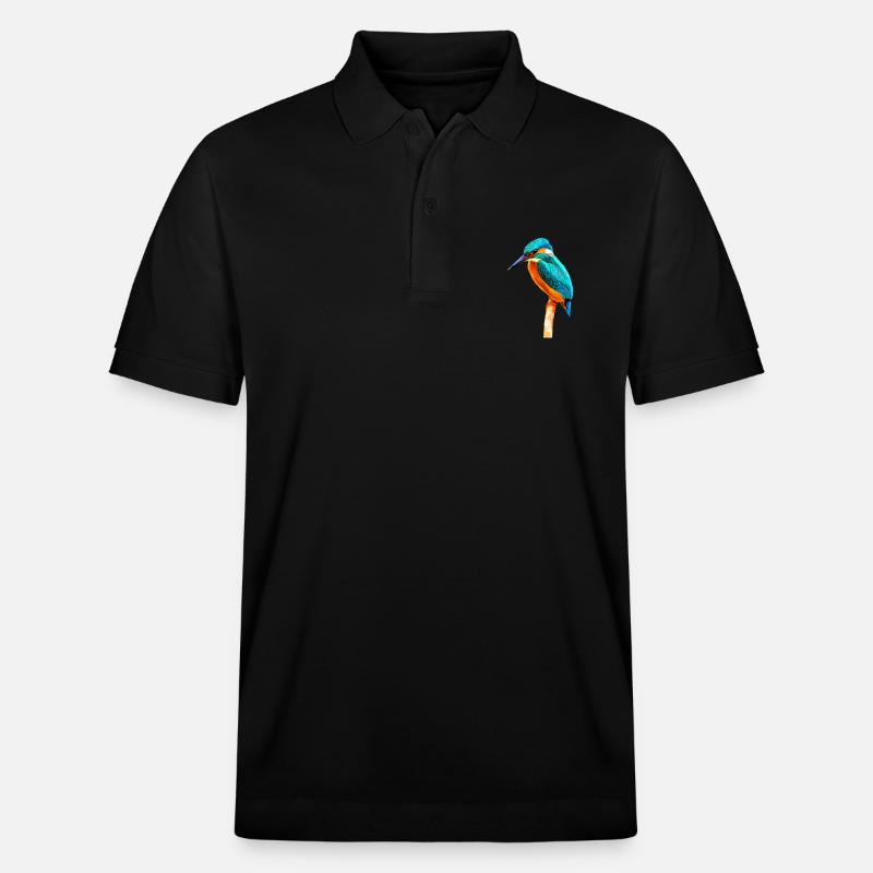 Kingfisher - Stanley/Stella Unisex Bio-Poloshirt PREPSTER - Schwarz