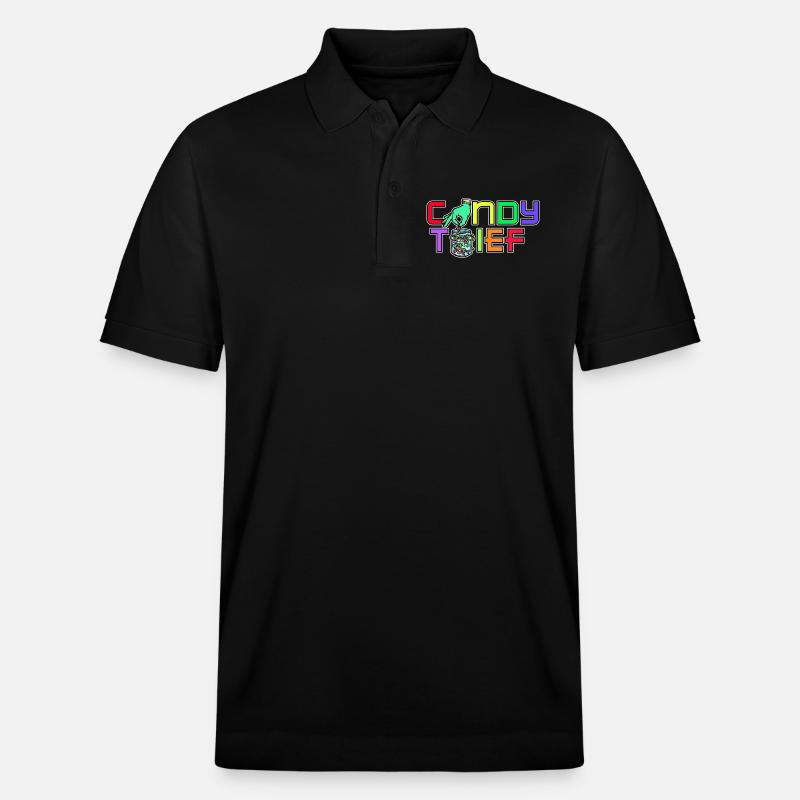 Sweets Statement Dent sucrée Délicieux - Polo PREPSTER bio Stanley/Stella Unisexe - noir