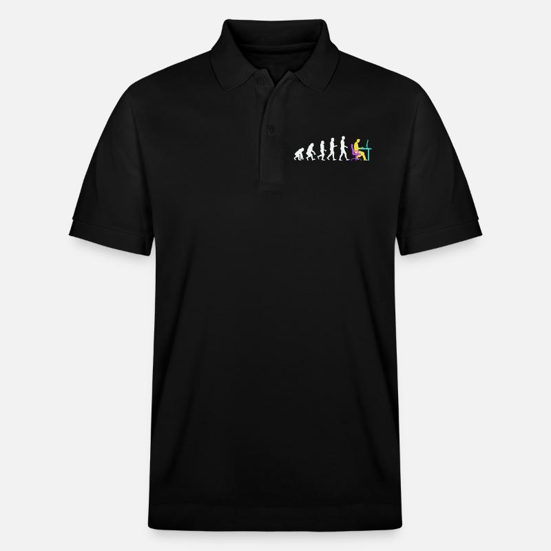 Développeur Evolution Computergeek Open Source - Polo PREPSTER bio Stanley/Stella Unisexe - noir