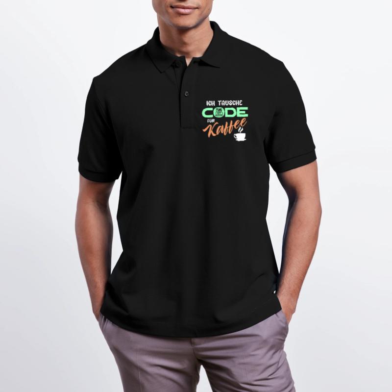 Code Developer Statement Programmer Computer Stanley/Stella Unisex Organic Polo Shirt PREPSTER