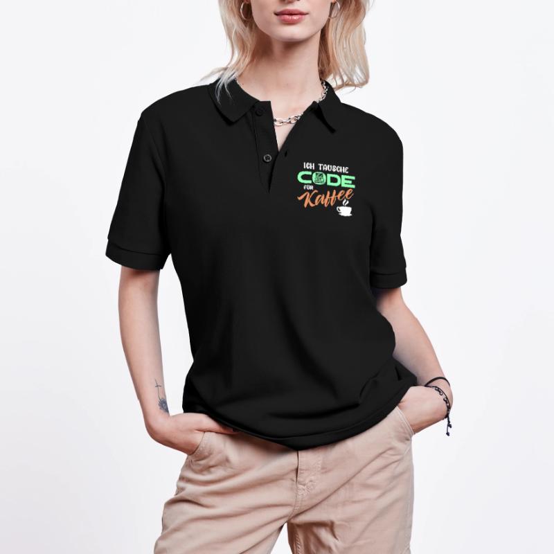 Code Developer Statement Programmer Computer Stanley/Stella Unisex Organic Polo Shirt PREPSTER