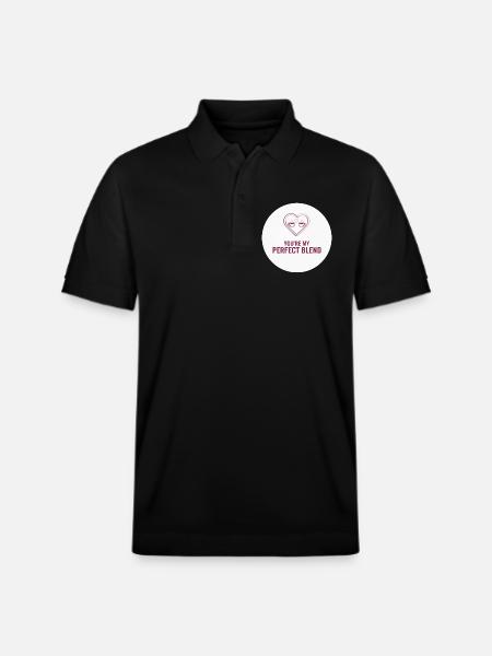 You're My Perfect Blend – Loving - Stanley/Stella Unisex Organic Polo Shirt PREPSTER - black