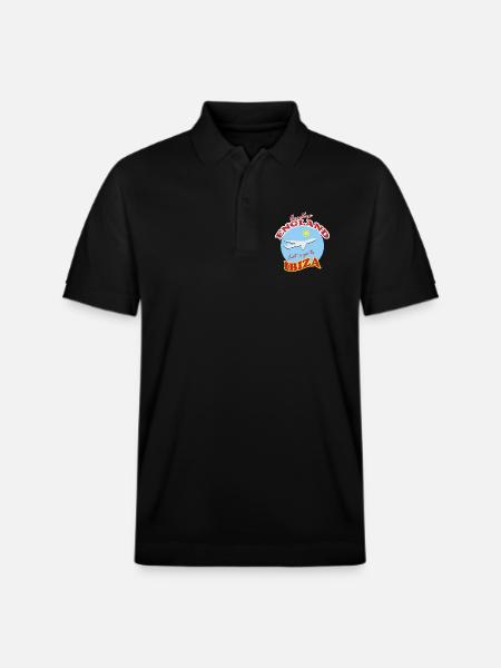 Farvel England Lad os tage til Ibiza - Stanley/Stella PREPSTER økologisk unisex poloshirt - sort