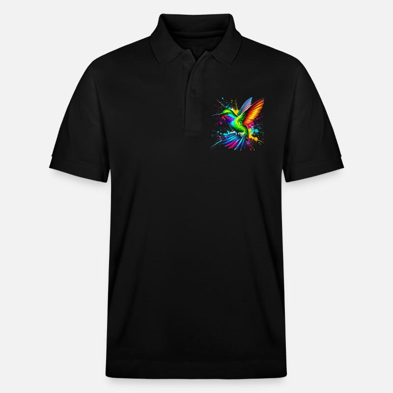 Kolibri - Stanley/Stella Unisex Bio-Poloshirt PREPSTER - Schwarz