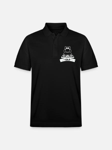 hippo_dj- - Polo PREPSTER bio Stanley/Stella Unisexe - noir