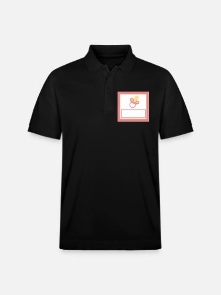 Personalize your own baby template - Stanley/Stella Unisex Organic Polo Shirt PREPSTER - black