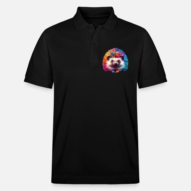 Igel - Stanley/Stella Unisex Bio-Poloshirt PREPSTER - Schwarz