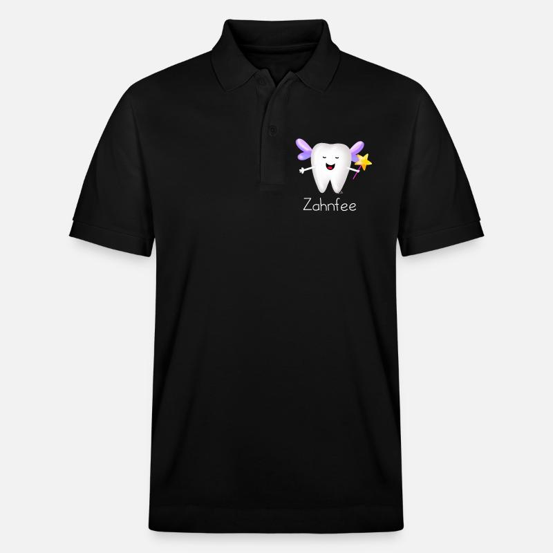 Zahnfee - Stanley/Stella Unisex Bio-Poloshirt PREPSTER - Schwarz