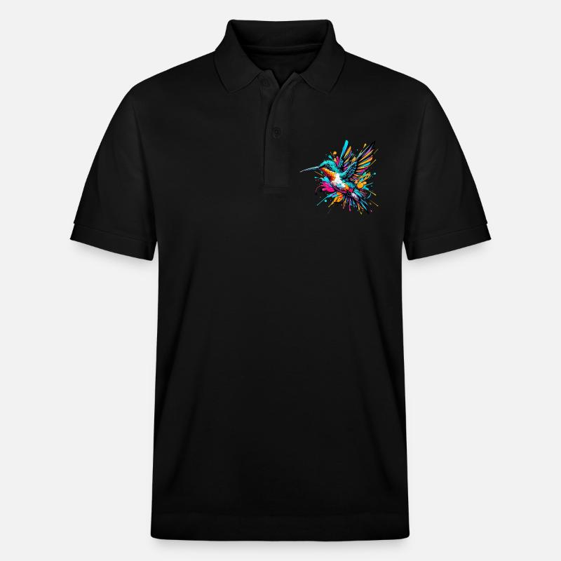 Colibri - Polo PREPSTER bio Stanley/Stella Unisexe - noir