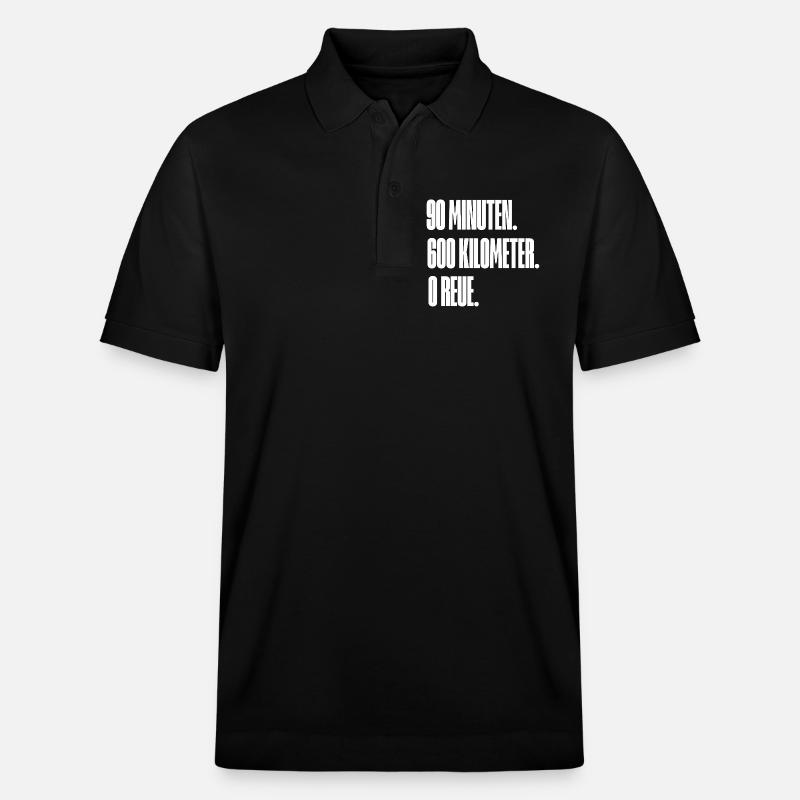 Schwarz hinten  - Stanley/Stella Unisex Bio-Poloshirt PREPSTER - Schwarz