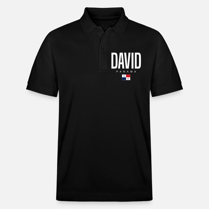 David Panama Panaméen - Polo PREPSTER bio Stanley/Stella Unisexe - noir
