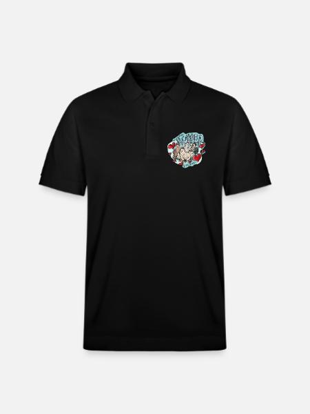 Verrückter Hühnerhaufen - Stanley/Stella Unisex Bio-Poloshirt PREPSTER - Schwarz