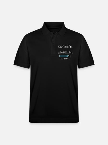 Biotechnology Profession Training Biotechnologist - Stanley/Stella Unisex Organic Polo Shirt PREPSTER - black