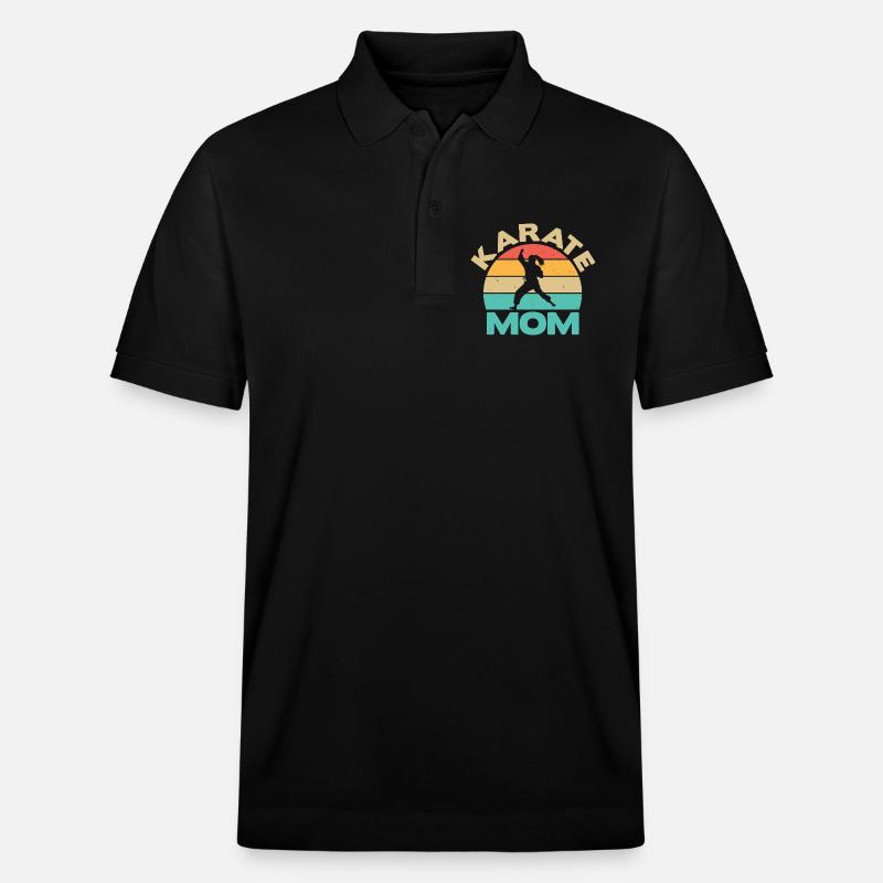 Karate Training Geschenke Karatetraining - Stanley/Stella Unisex Bio-Poloshirt PREPSTER - Schwarz