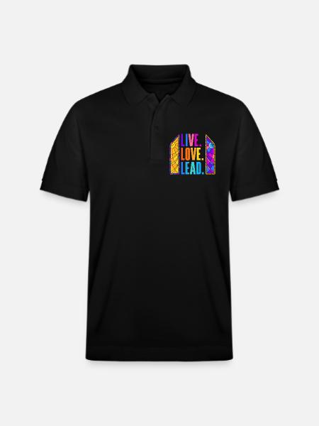 Buntglas-kunst Buntglas-künstler - Stanley/Stella Unisex Bio-Poloshirt PREPSTER - Schwarz