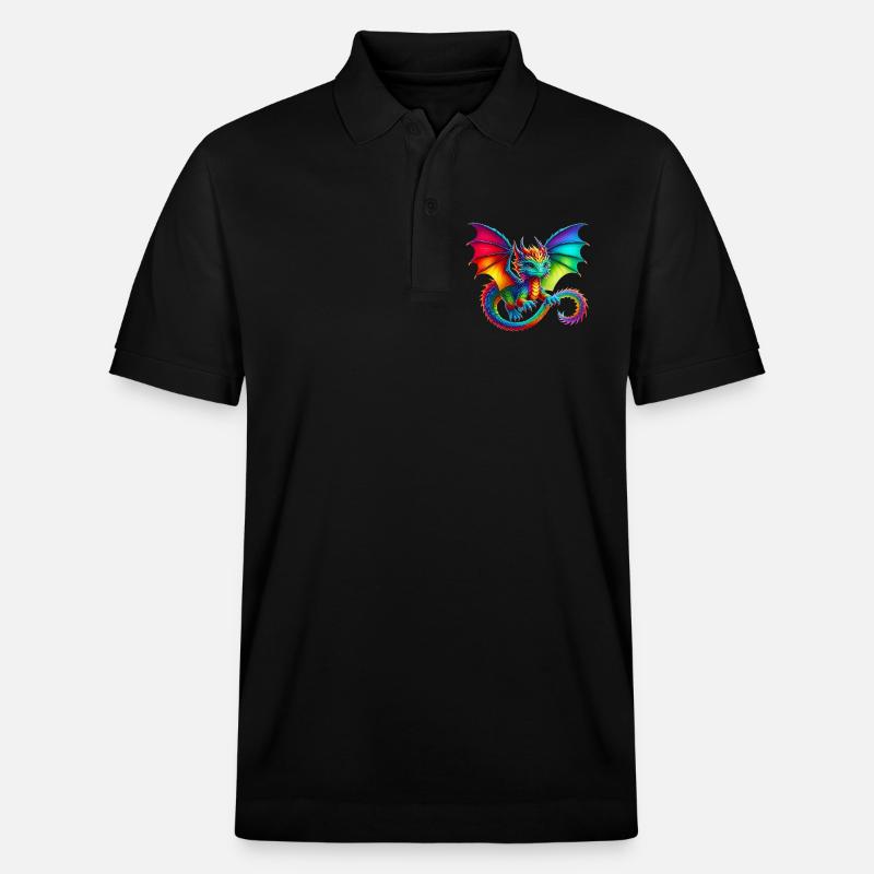 Dragon - Polo PREPSTER bio Stanley/Stella Unisexe - noir