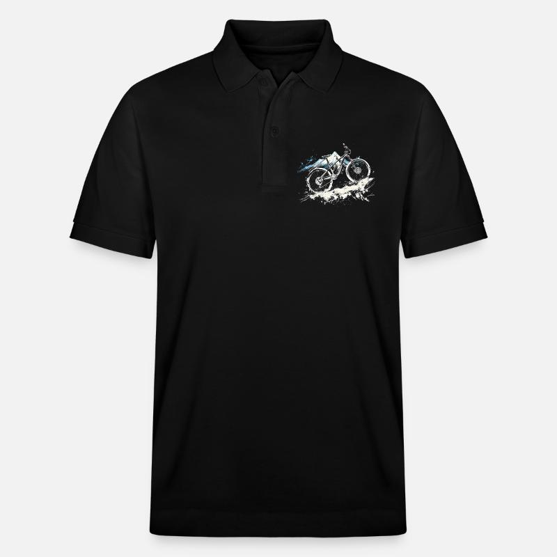 Illustration de VTT - Polo PREPSTER bio Stanley/Stella Unisexe - noir