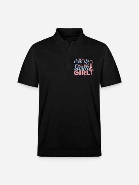 Nageur - Polo PREPSTER bio Stanley/Stella Unisexe - noir