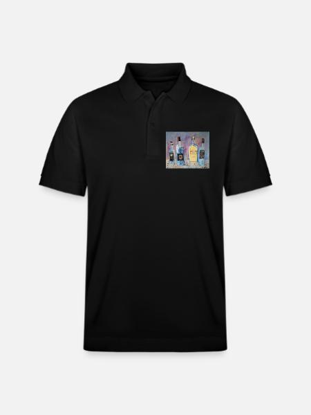 4friends - Stanley/Stella Unisex Organic Polo Shirt PREPSTER - black
