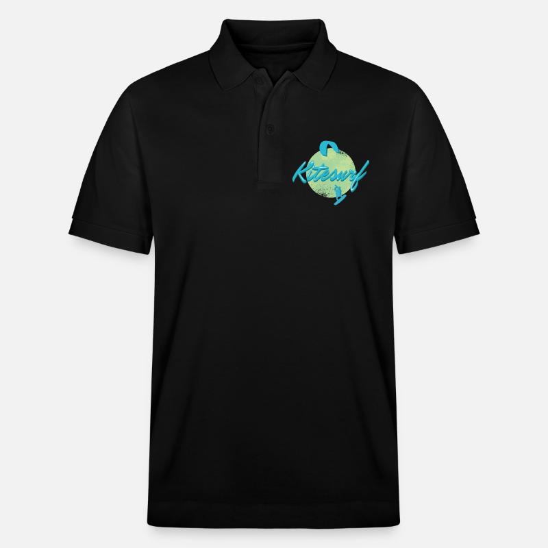 KITESURF2025 - Polo PREPSTER bio Stanley/Stella Unisexe - noir