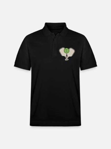 Pickleball - Stanley/Stella Unisex Bio-Poloshirt PREPSTER - Schwarz