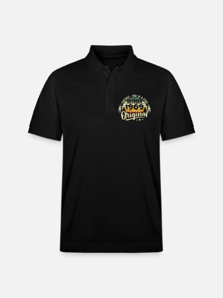 Cadeau Anniversaire Octobre 1969 - Polo PREPSTER bio Stanley/Stella Unisexe - noir