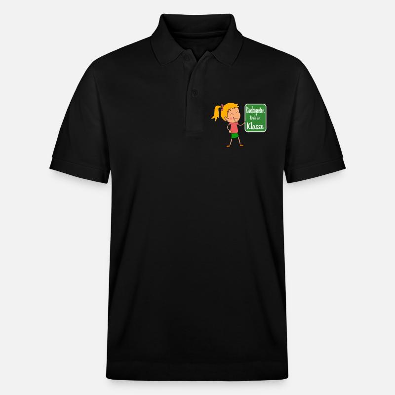 Kindergarten - Stanley/Stella Unisex Bio-Poloshirt PREPSTER - Schwarz