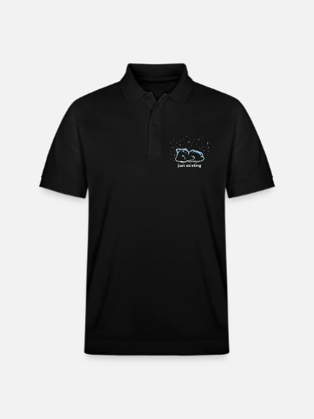Just Existing - Stanley/Stella Unisex Organic Polo Shirt PREPSTER - black