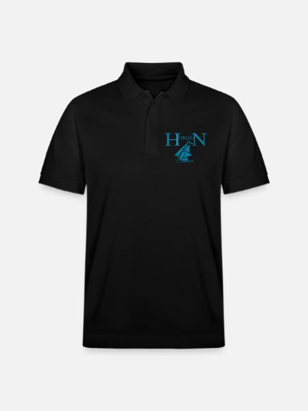 Boot und Horizont - Stanley/Stella Unisex Bio-Poloshirt PREPSTER - Schwarz