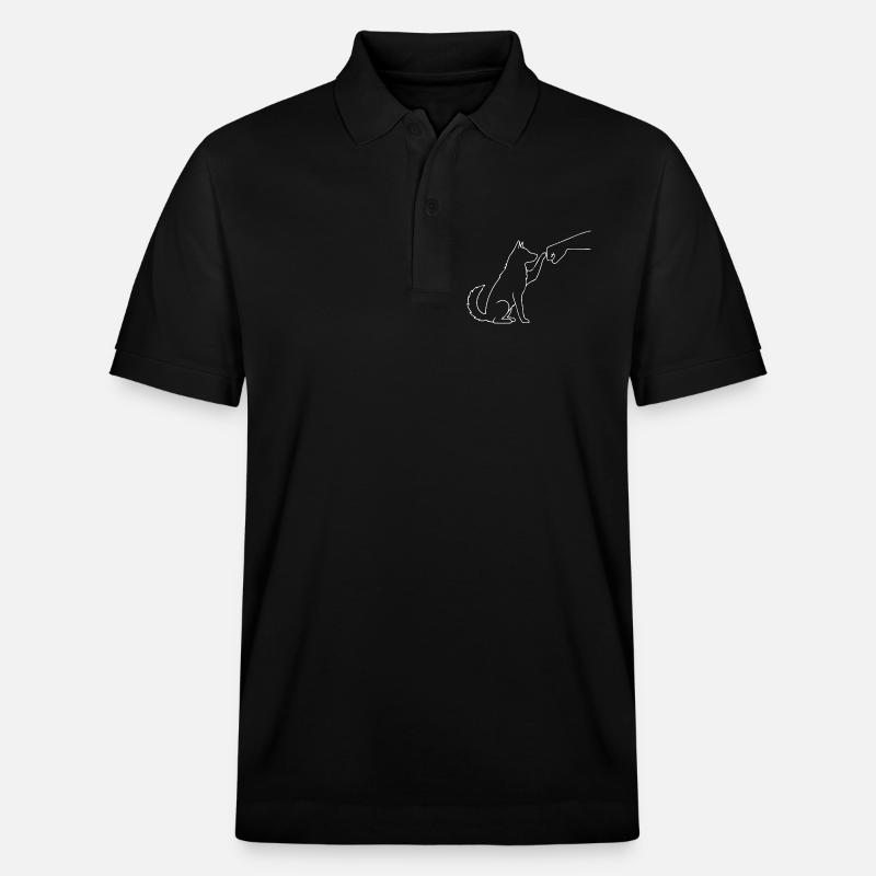 Husky Faust Team - Stanley/Stella Unisex Bio-Poloshirt PREPSTER - Schwarz