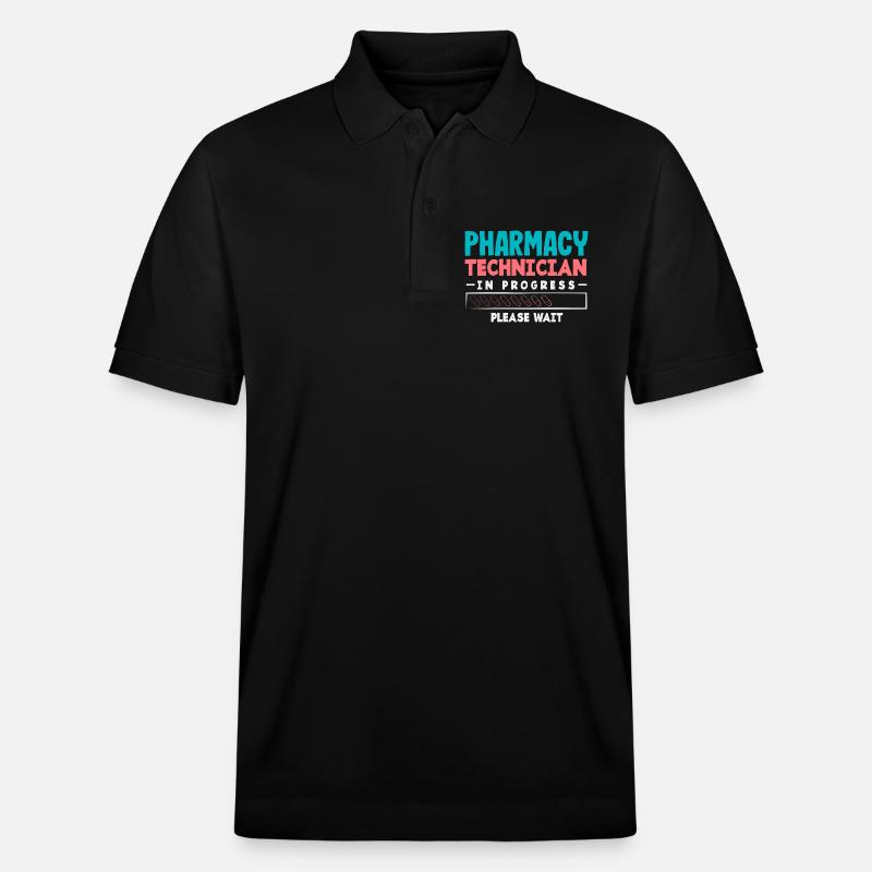 Apotheker Pharmazeutisch-technischer - Stanley/Stella Unisex Bio-Poloshirt PREPSTER - Schwarz