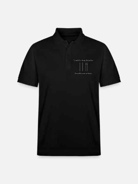 Der Klassiker für Perspektivenwechsel - Stanley/Stella Unisex Bio-Poloshirt PREPSTER - Schwarz