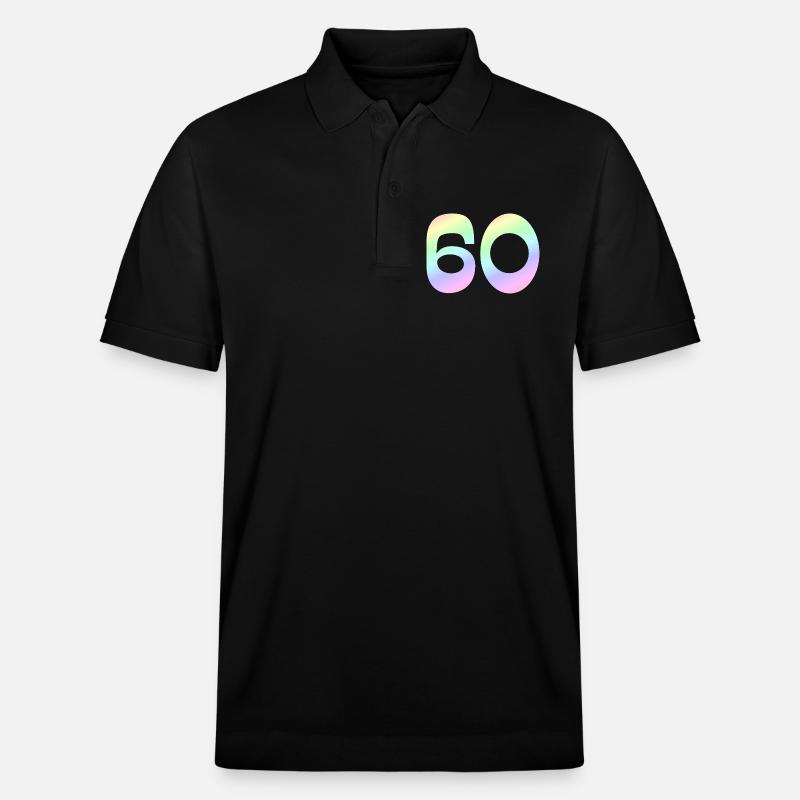 geschenkidee, 60 pastellfarbe - Stanley/Stella Unisex Bio-Poloshirt PREPSTER - Schwarz