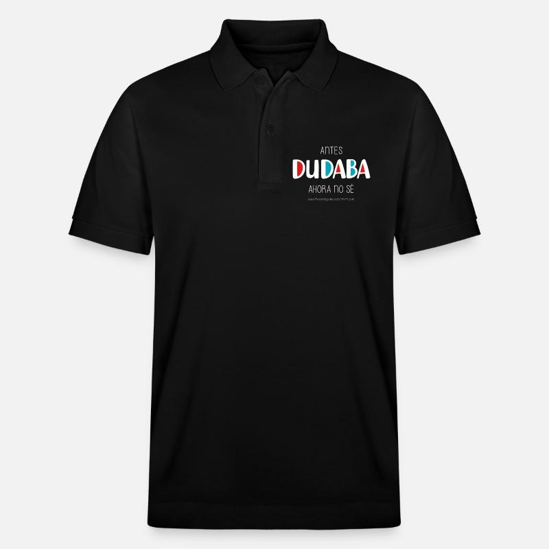 J’avais l’habitude de douter (sombre) - Polo PREPSTER bio Stanley/Stella Unisexe - noir
