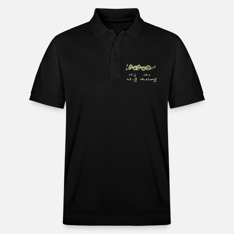 Maxwell's equations - Stanley/Stella Unisex Organic Polo Shirt PREPSTER - black