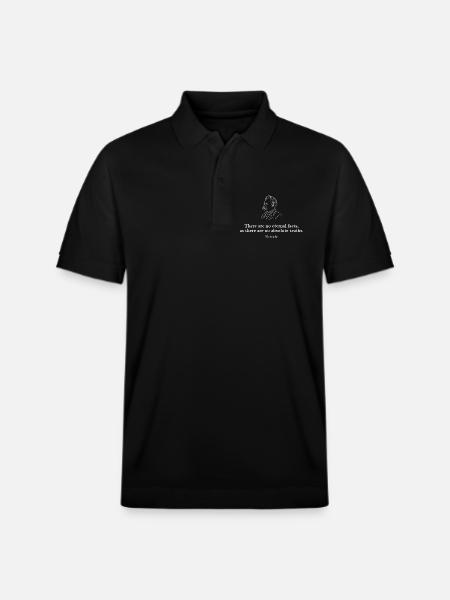 Nietzsche-Zitat: Keine ewigen Fakten - Stanley/Stella Unisex Bio-Poloshirt PREPSTER - Schwarz