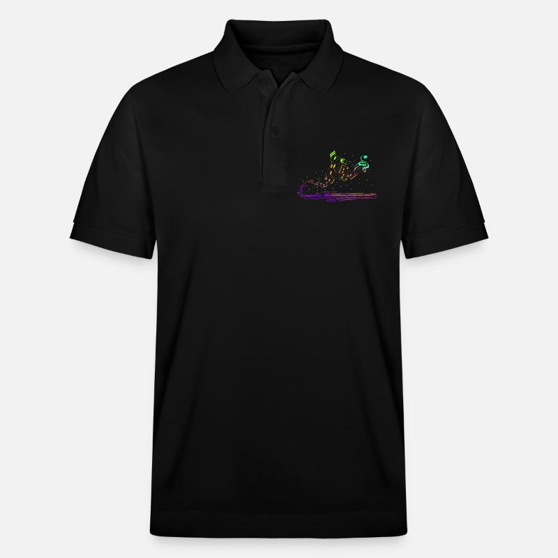 Fosse, section de percussions de marimbistes - Polo PREPSTER bio Stanley/Stella Unisexe - noir